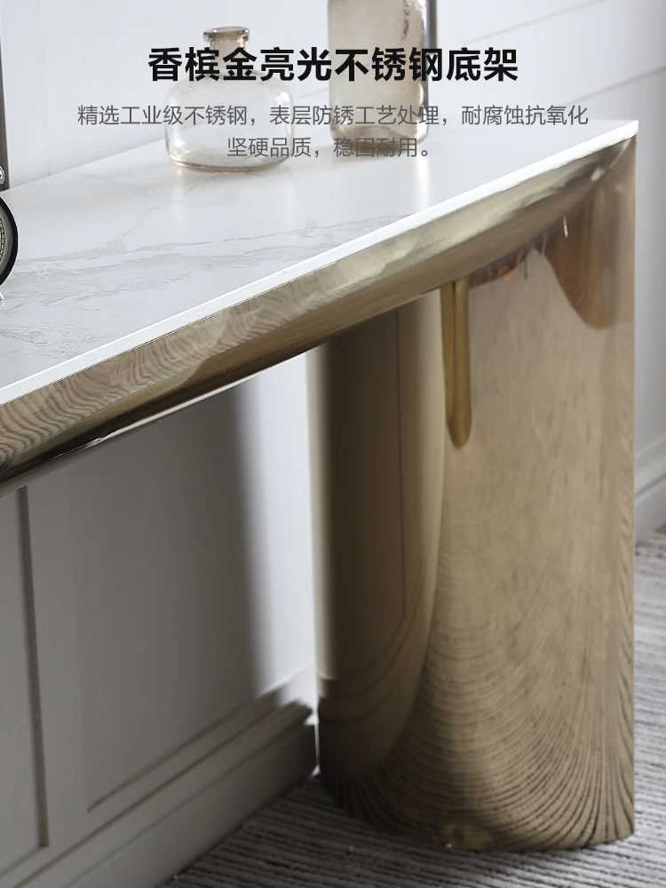 Роскошный светильник Delifeng каменная пластина консоль дверь стена металл