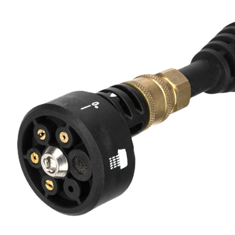 

Регулируемая насадка для мойки высокого давления 6-в-1, быстросменная насадка для мойки высокого давления 1/4 дюйма