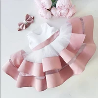baby girl clothing 2022 new girl dress skirt fashion puff skirt birthday dress casual sleeveless baby girl dress headwear
