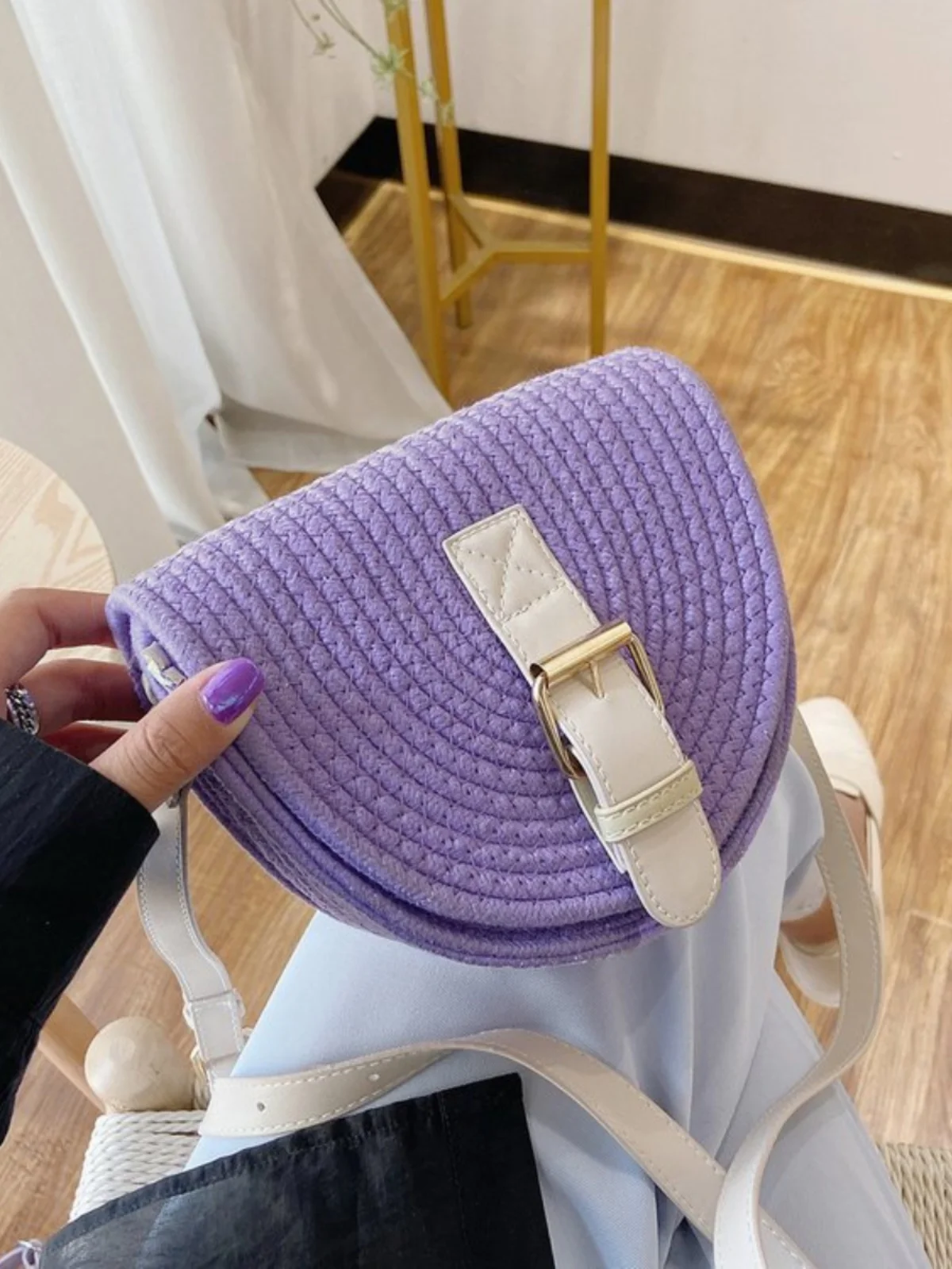 Новая летняя седельная сумка ручной работы милая женская на плечо трендовая