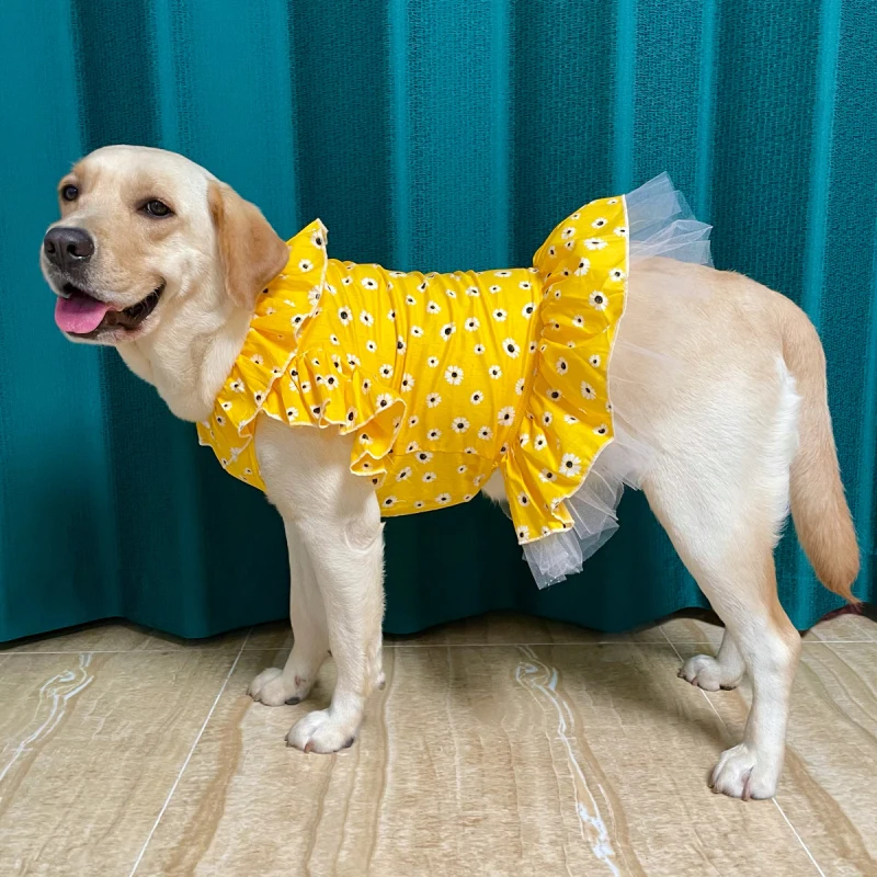 Small Medium Big Large Pet Clotrhing Summer Dog Dress Poodle Corgi Shiba Inu Samoyed Husky Labrador Golden Retriever Costume