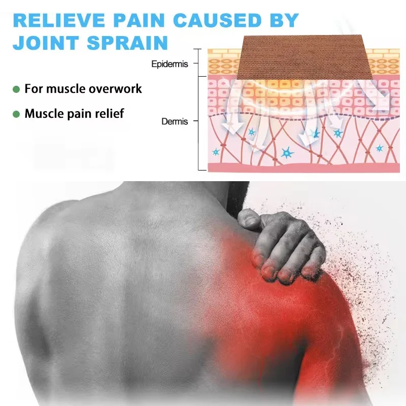4 szt. Plaster łagodzący ból stawów Skręcenie mięśni Medycyna Naklejka Środek przeciwbólowy szyi ziołowy Opieka zdrowotna na kolano pleców