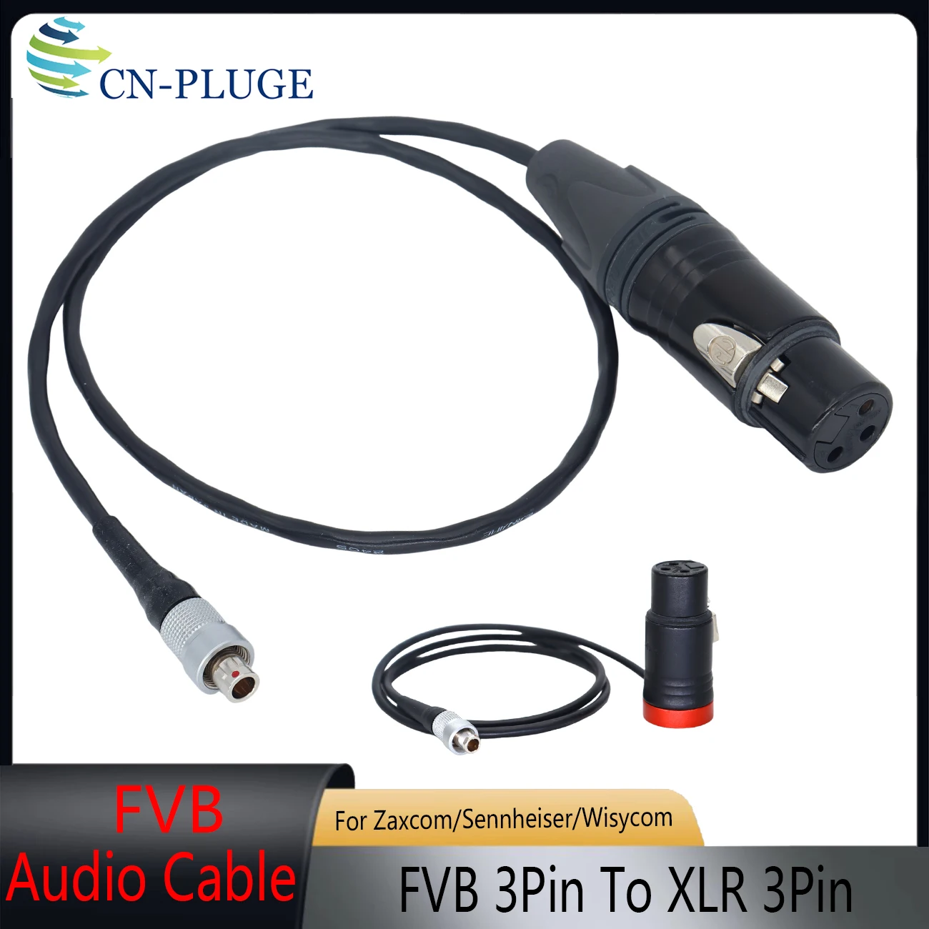 Фото Аудиокабель FVB 00 3Pin Male - XLR 3Pin Female для беспроводных передатчиков Sennheiser / Wisycom MTP40 / Zaxcom ZFR и микрофонов №1