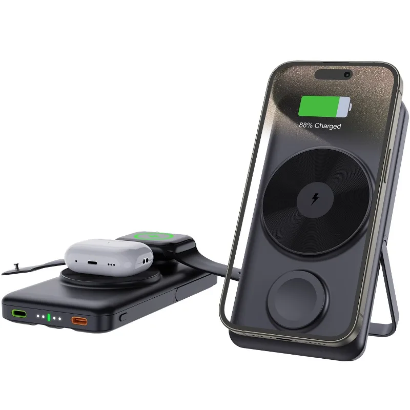 Портативное магнитное Беспроводное зарядное устройство Macsafe внешний