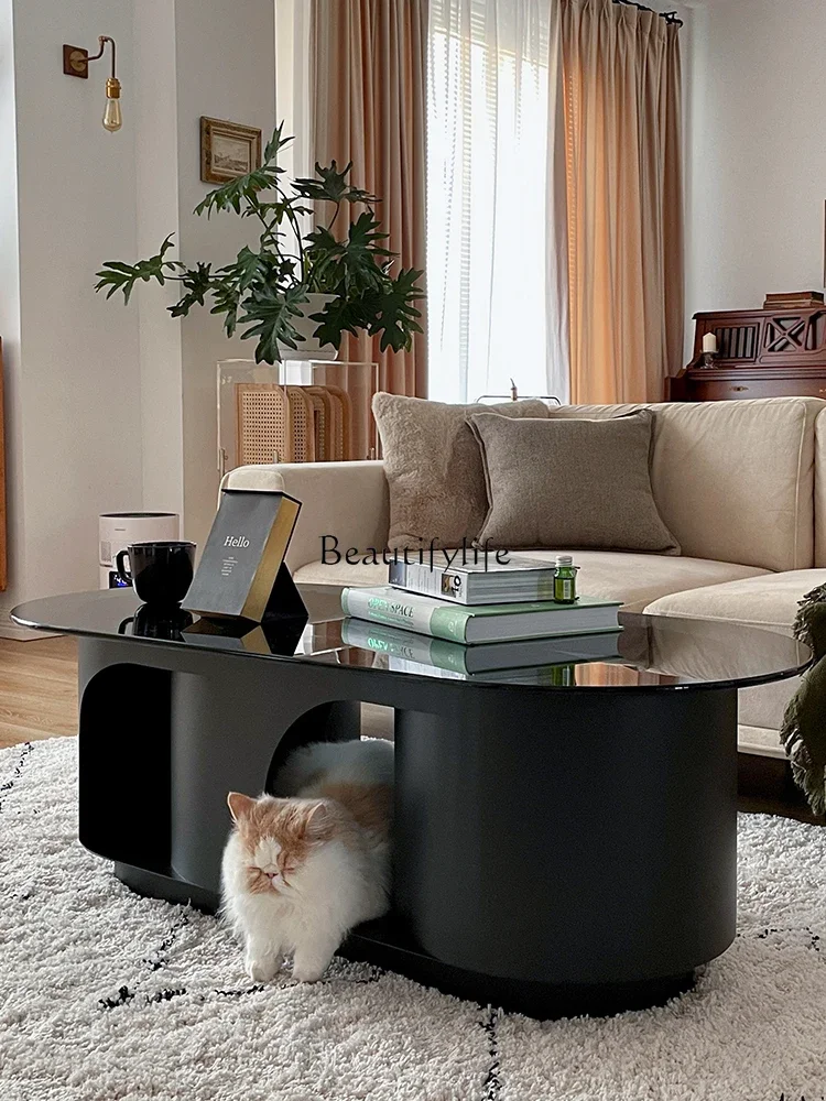 Креативный кремовый стильный кошачий гнездо пещера чайный столик скандинавский