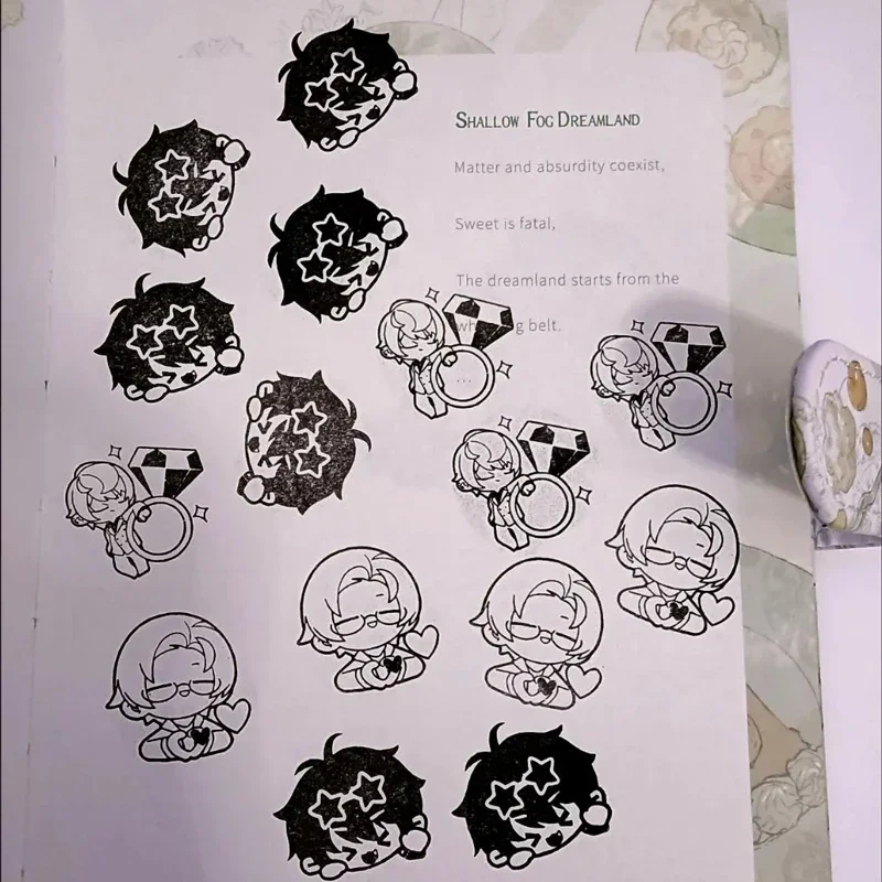 Пластиковые стандартные штампы для скрапбукинга с рисунком слез тем в стиле Q