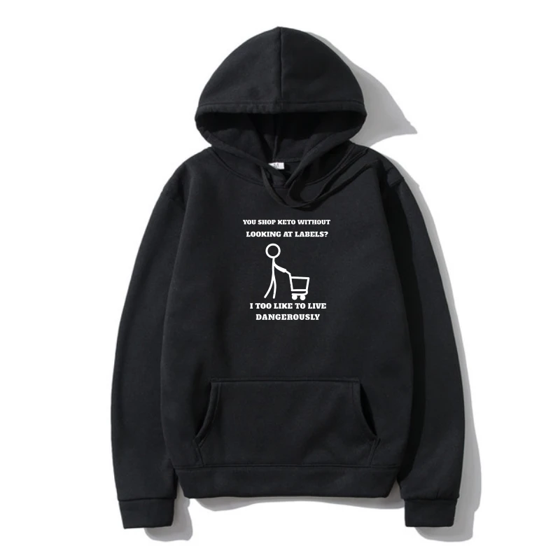 

Keto Die Ketose Забавный подарок потеря веса тонкая верхняя одежда из 100% хлопка S-XXXL тонкий Графический комический натуральный свитер