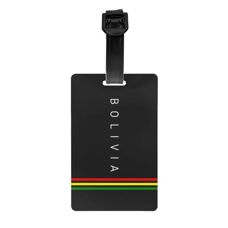 

Bolivia Flag Luggage Tag Suitcase Baggage Privacy Cover ID Label
