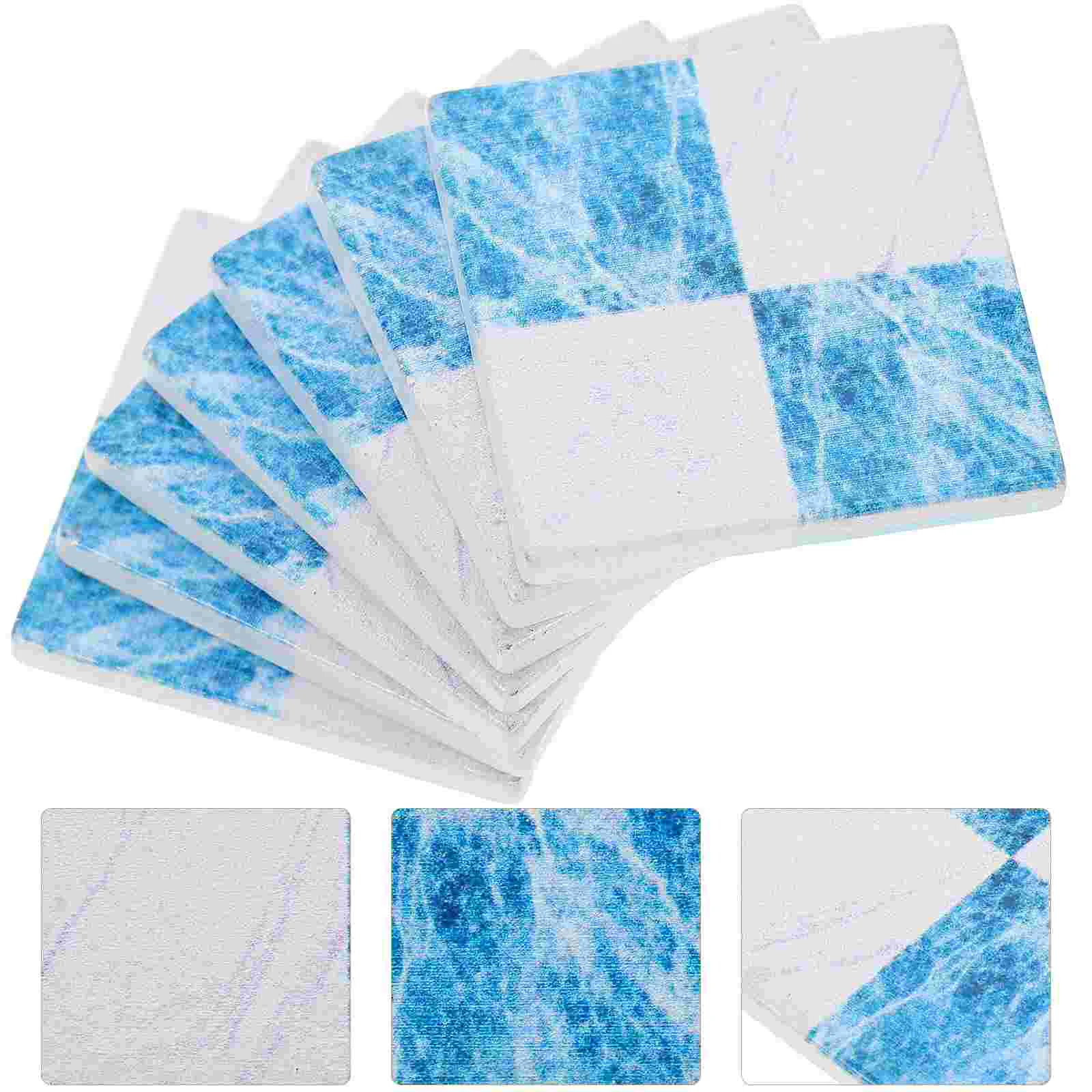 18 шт. напольные доски для кукольного домика мини-крошечных деревянных полов