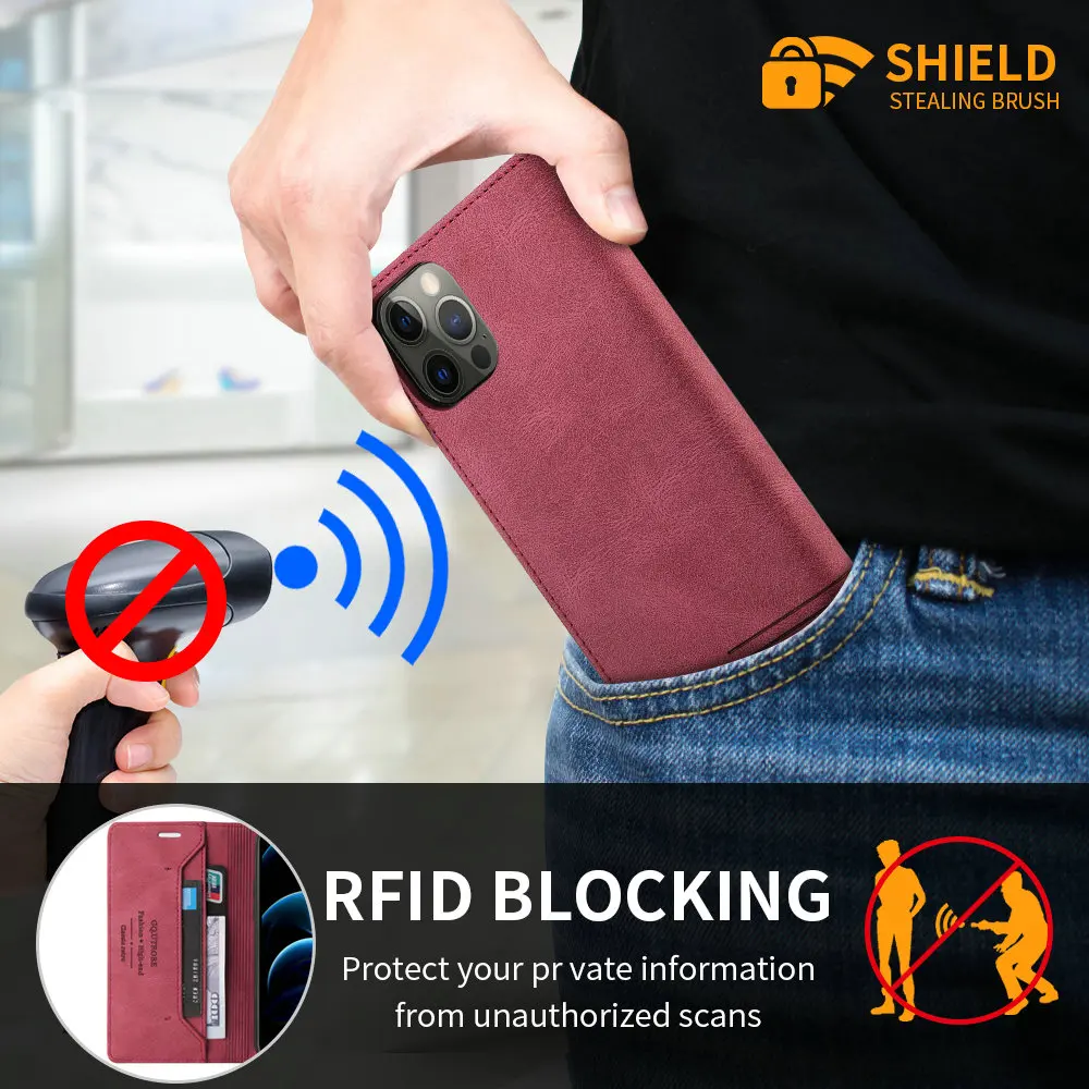 Reno 4 Z Reno5 6 Pro 5Z 4Z 5G Flip Case Luxury Leather Shield RFID Block Wallet Skin for OPPO Reno 5 Lite Case Reno4 5A A 5 F 6Z