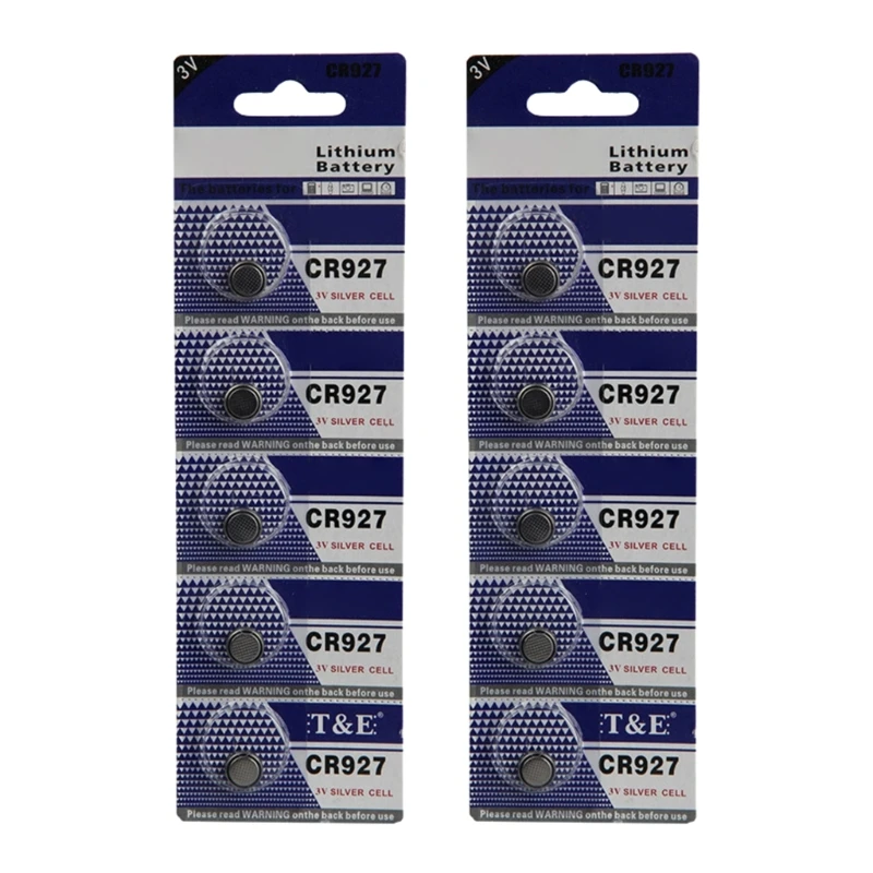 

DXAB 5Pcs/10Pcs CR927 Button Cell Batteries 3V Lithium Batteries 927 for Watches