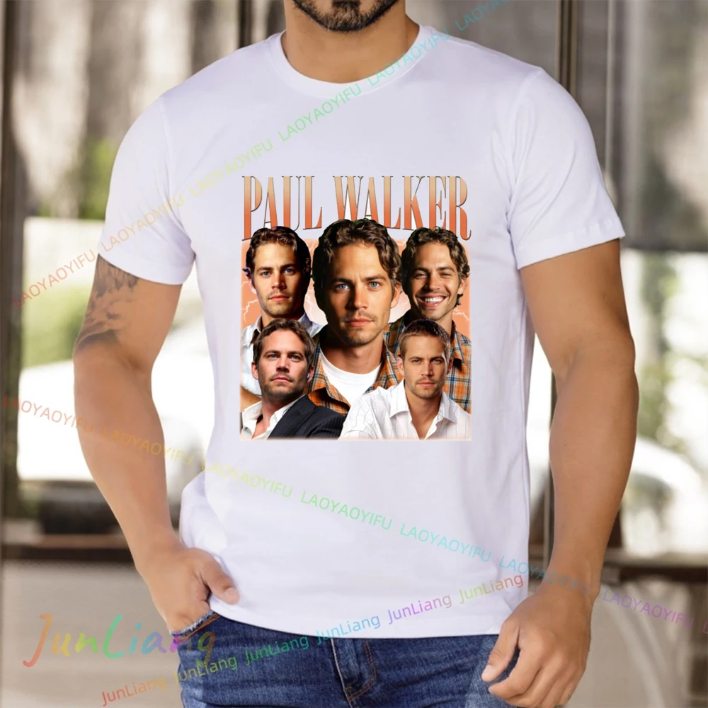 Женская футболка Paul Walker, уличная одежда Fast and Furious, ретро Harajuku Y2k, одежда, топы, мужские рубашки с графическим рисунком, модная женская одежда в стиле гот (art.: 3920cab61240d) - 3920cab61240d