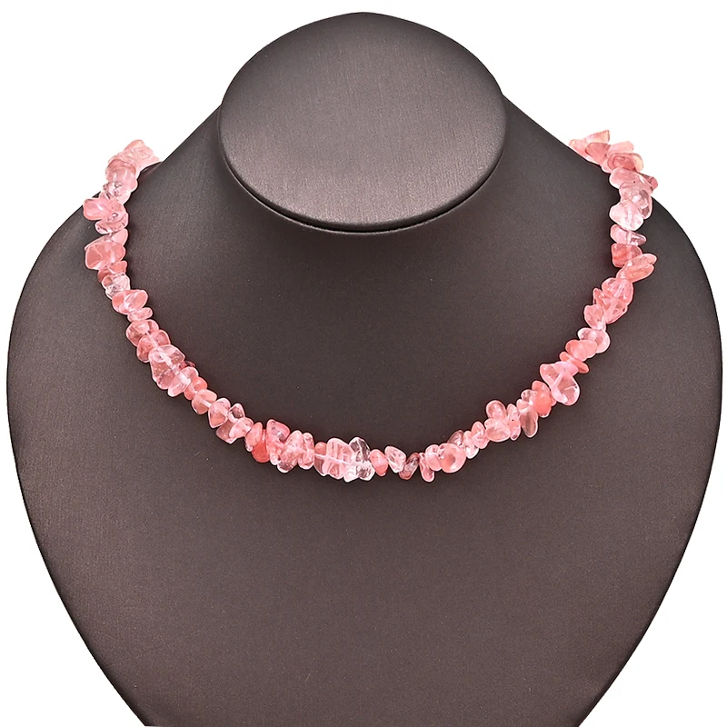 

Classic Colorful Turquoises Natural Stone Beads Necklaces for Women Men Lover Couple Adjustable Chain Irregular Jewelry Gifts
