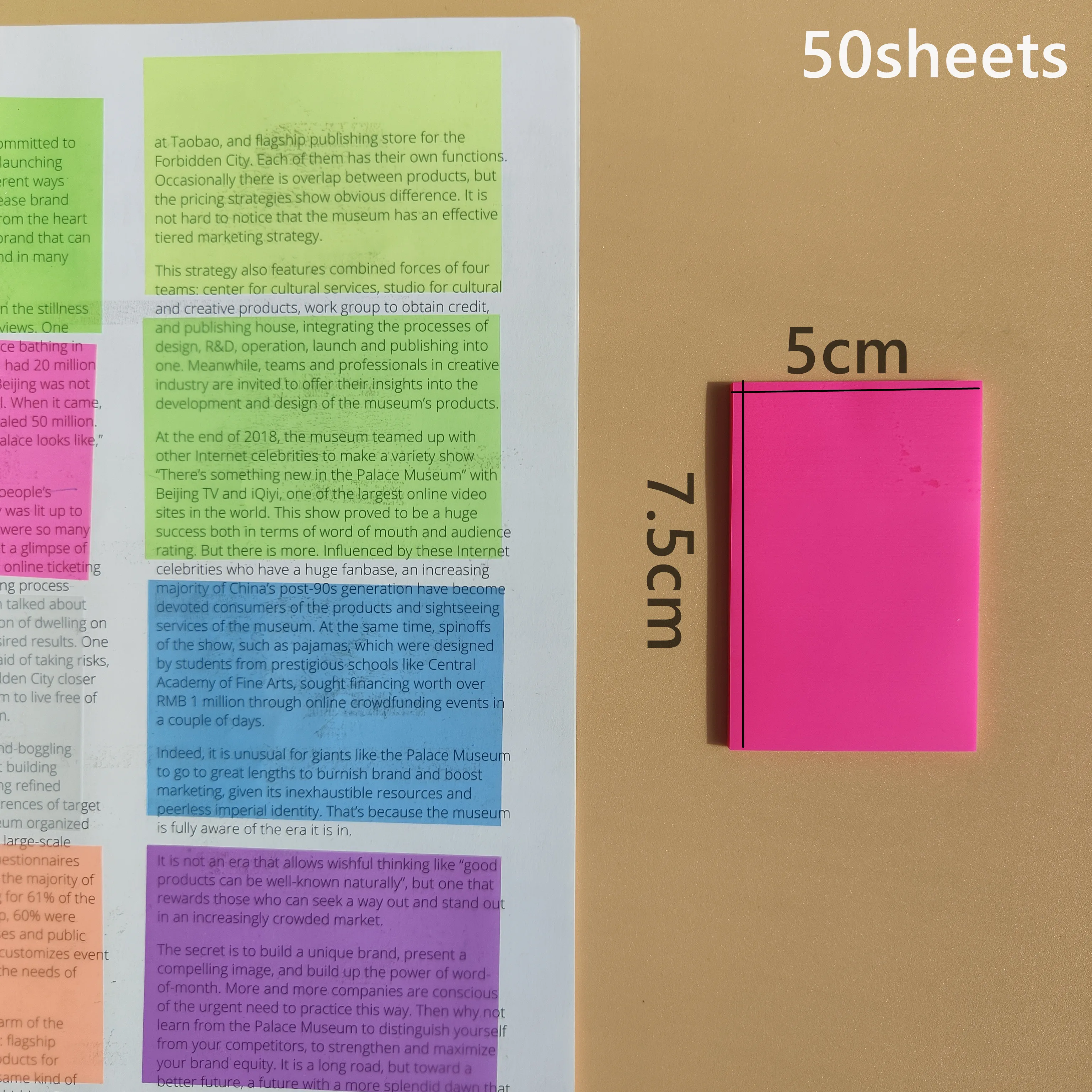 

50 листов наклейки, прозрачные липкие блокноты для блокнотов, прозрачные закладки для чтения книг, канцелярские принадлежности, школьные принадлежности