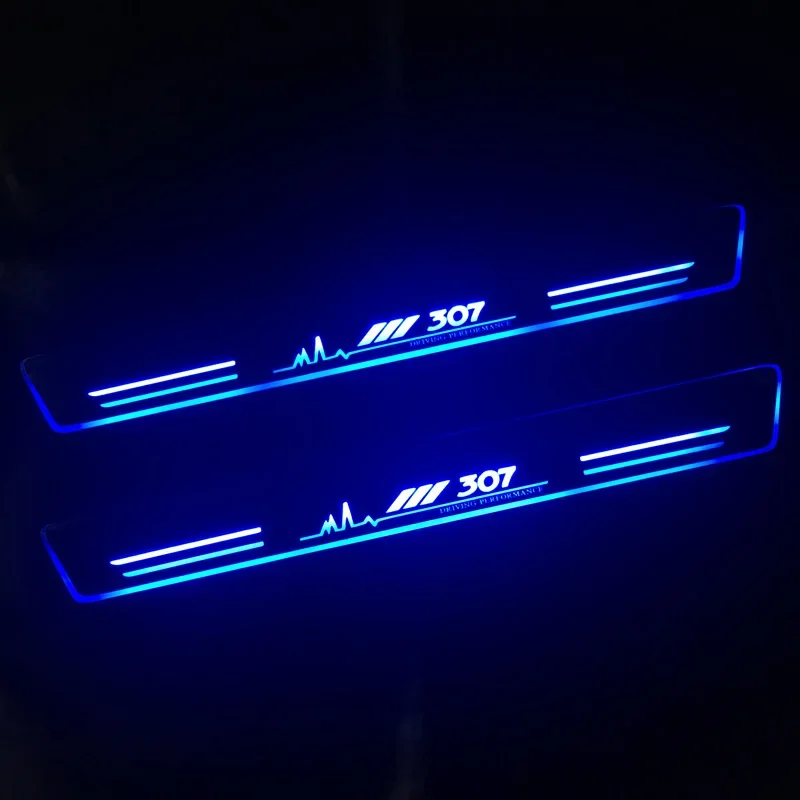 Добро пожаловать педальные фонари для Peugeot 307 2004-2011 2012 2013 лампы на пороги