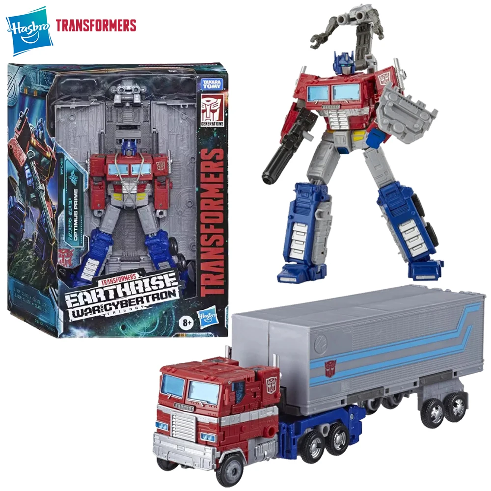 [В наличии] Hasbro Transformers War for Cybertron: Earthrise Optimus Prime 178 мм экшн-фигурка класса лидера