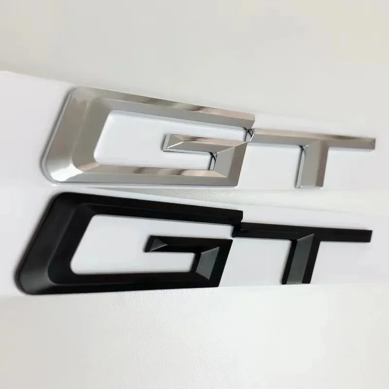 Фото 3D ABS GT логотип с буквами, эмблема багажника автомобиля, значок для BMW 5 3 серии 320d E36 320 C 400 650 530 F07 F34 G32 GT, наклейка, аксессуары №3