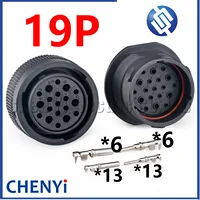 Водонепроницаемый автомобильный разъем Deutsch HDP26-24-19SE HDP24-24-19PE с контактами