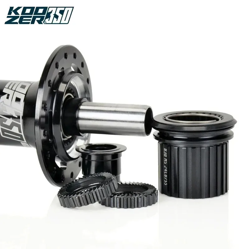 Фото Koozer Ratchet 40T 60T 350 Запчасти для обслуживания 7626 Пружина шестерни Cr-Mo Стальные ступицы MTB Велосипедная ступица Кассета Корпус Freehub Часть №1