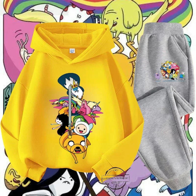 Детская толстовка с длинным рукавом и мультяшным принтом в стиле Харадзюку