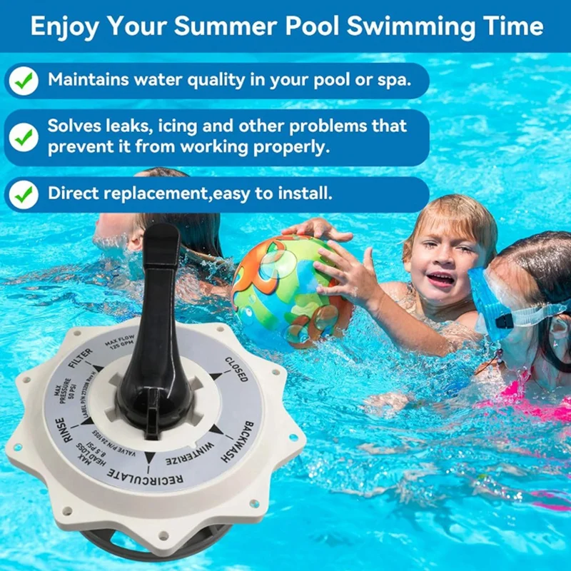 270067 2-дюймовый верхний клапан в сборе для многопортовых клапанов Pentair Hiflow с