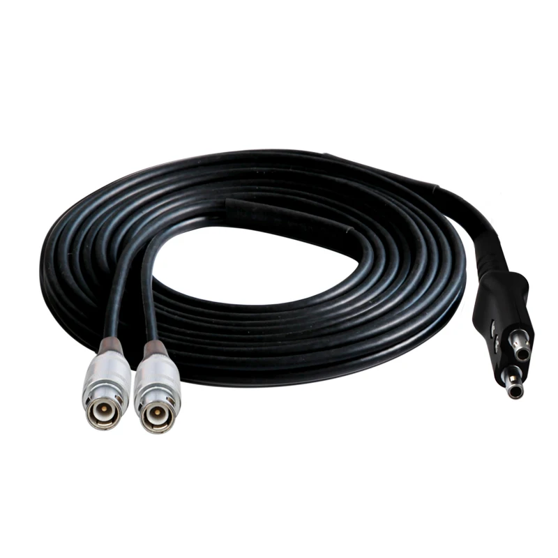 

YUSHI NDT UT Probe Connector Cables Dual Plug LEMO-00 to LEMO-1 Dual Cable