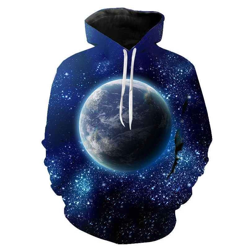 New Galaxy Hoodie Men Women Kids Cosmic Space Sweatshirts Cool Planet 3d Print Boys Girls Kids Fashion Sweatshirts images - 6