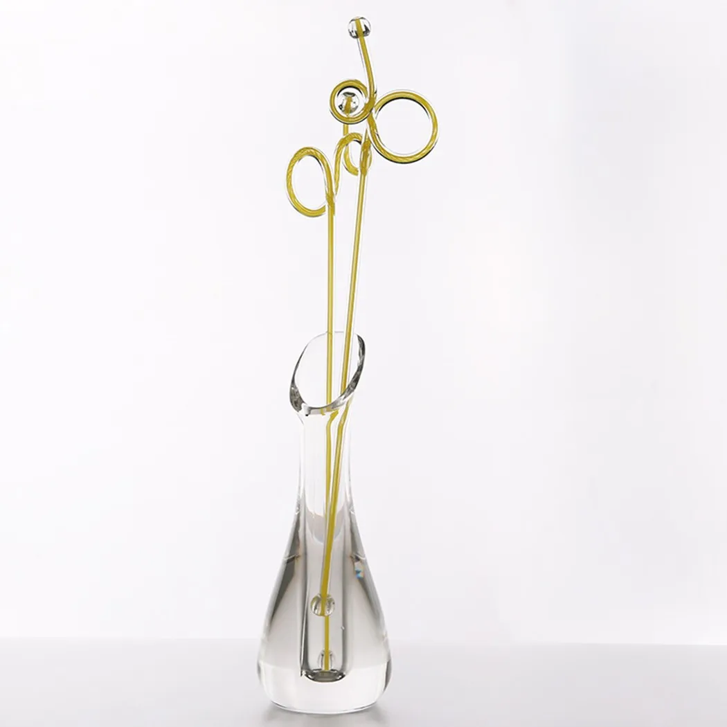 

1*Transparent Plastic Flower Vase Creative Decoration Home Imitation Crystal Vase For Home Decoration Table Decoration 2022 New