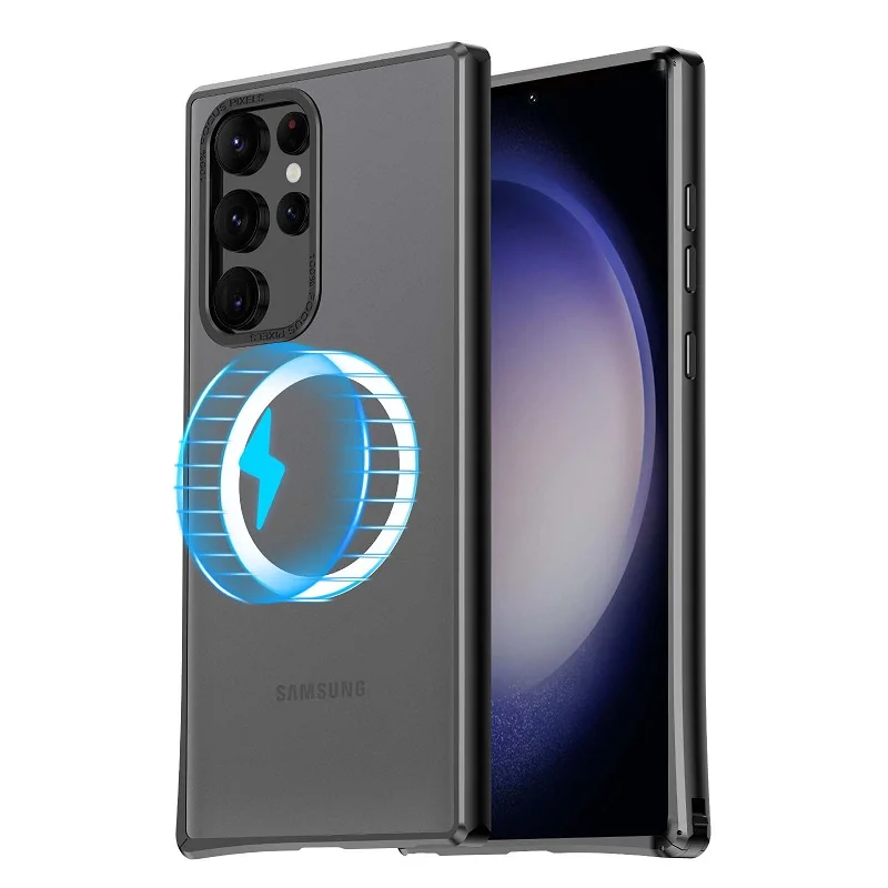 

Магнитный металлический чехол для Samsung Galaxy S23 Ultra