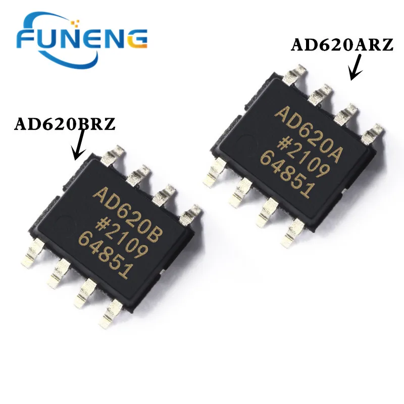 5 шт. AD620AR AD620ARZ AD620A AD620 SOP8 100% Новый оригинальный