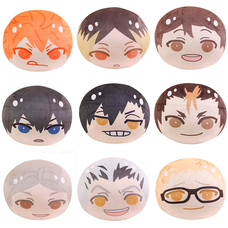 Симпатичные плюшевые пельмени Haikyuu Shoyo Hinata Oikawa Tooru Kozume Kenma куклы подвесные подушки