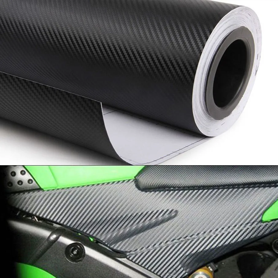 

200cm*30cm 3D Carbon Fiber Vinyl Film 3M Car Stickers Waterproof DIY Motorcycle Automobiles Car Styling Wrap Roll Accessories