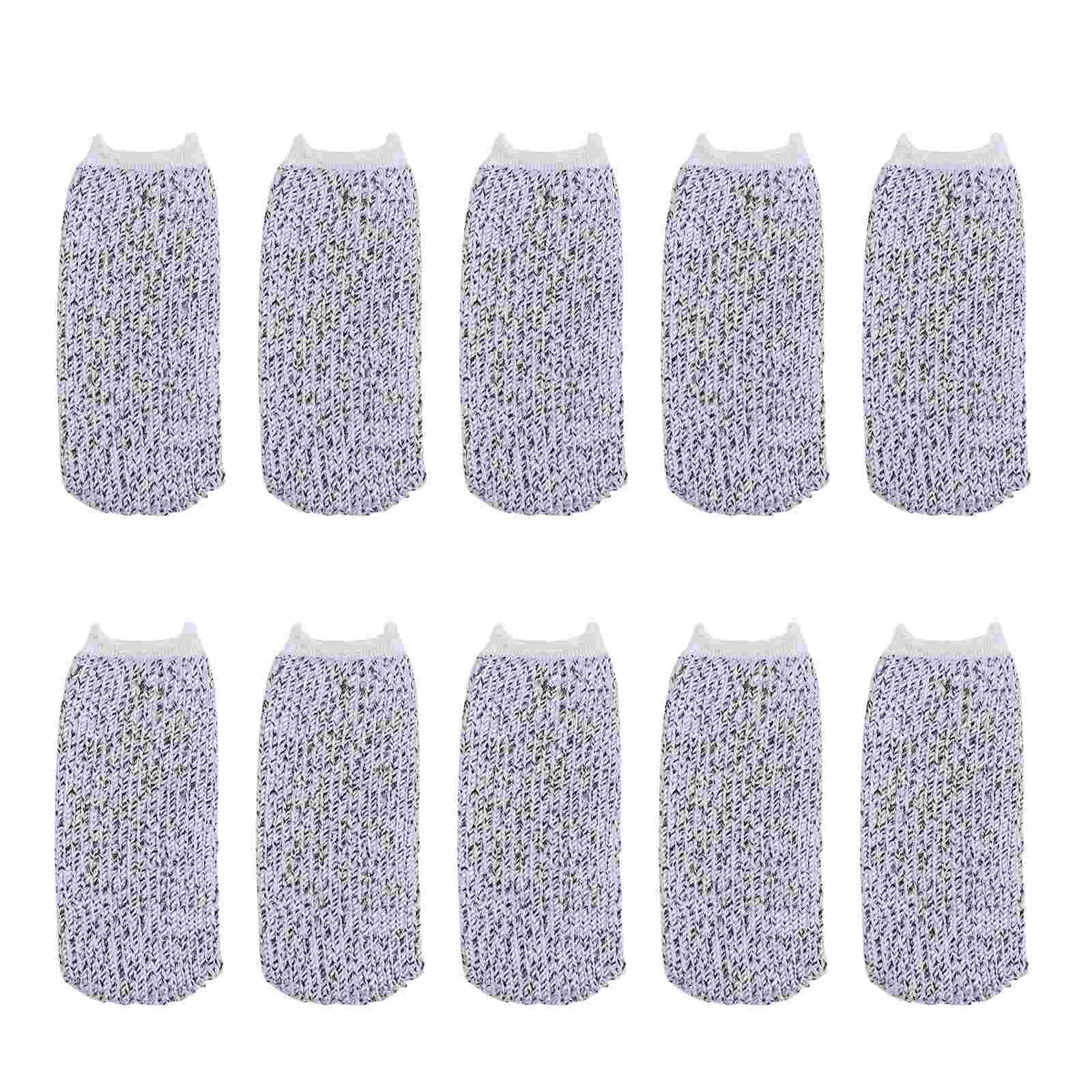 

10pcs Finger Sleeve Protectors Cut Resistant Finger Covers Finger Protection Cot