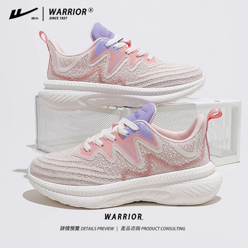 Warrior New Brand Women's Shoes Tennis Mesh Breathable Fashion Casual Sports Shoes Running Sneakers for Women
