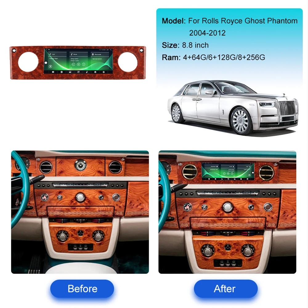 Android радио Coche для Rolls Royce Phantom 2004 2005 ~ 2012 GPS Navi приемник плеер автомобильный