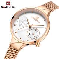 naviforce top luxury brand women watches fashion elegant flower quartz wrist watch ladies waterproof girl clock relogio feminino