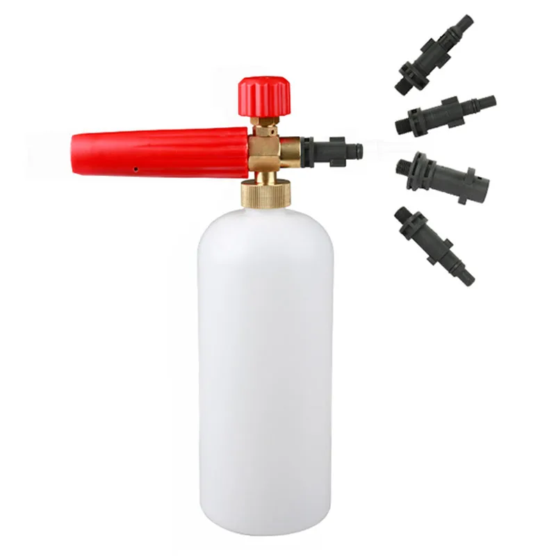 

Пенная насадка для автомойки, пенная насадка высокого давления, соединитель серии S G1/4, подходит для Karcher