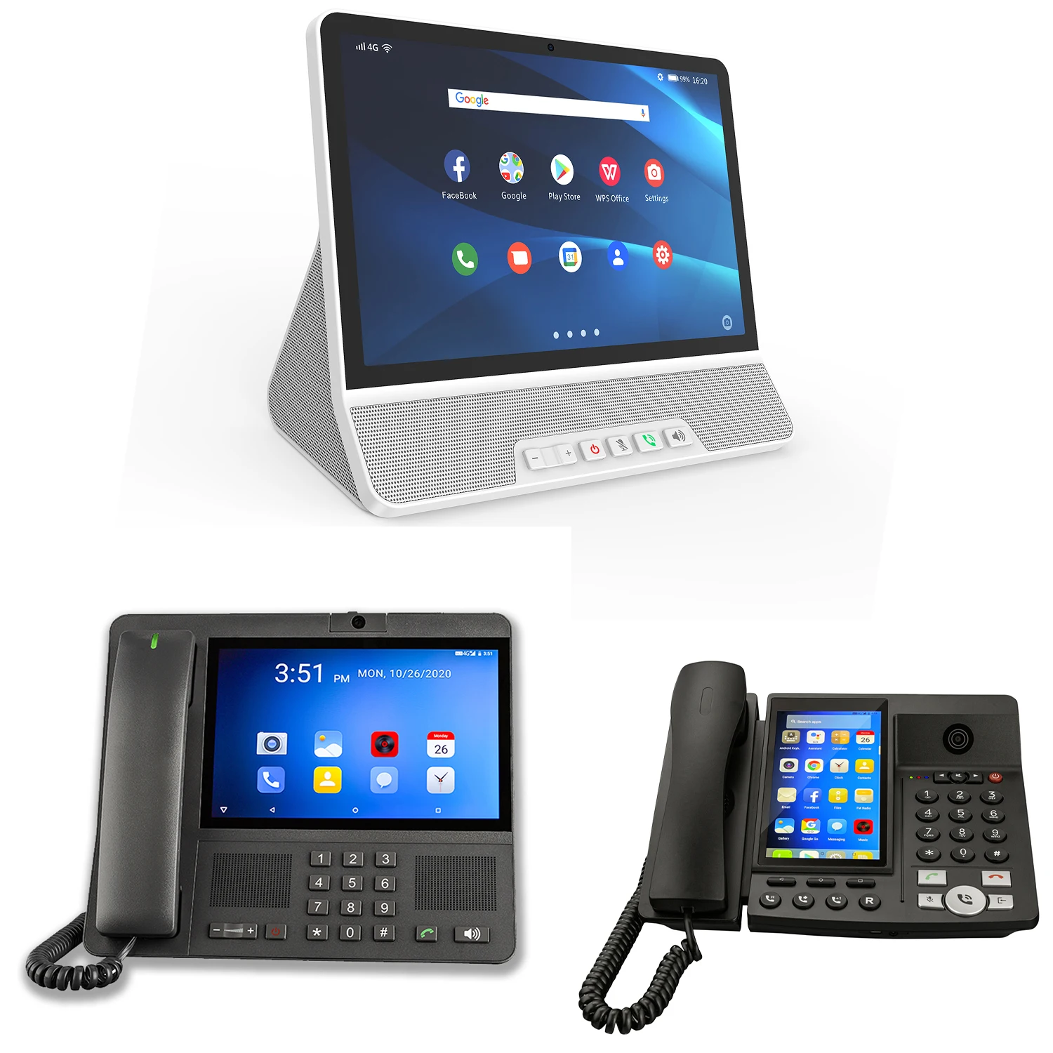 

Глобальная версия, новый дизайн, FWP 4G LTE VoLTE wifi BT wifi точка доступа, Android, настольный видеотелефон 3G 2G, фиксированный беспроводной телефон