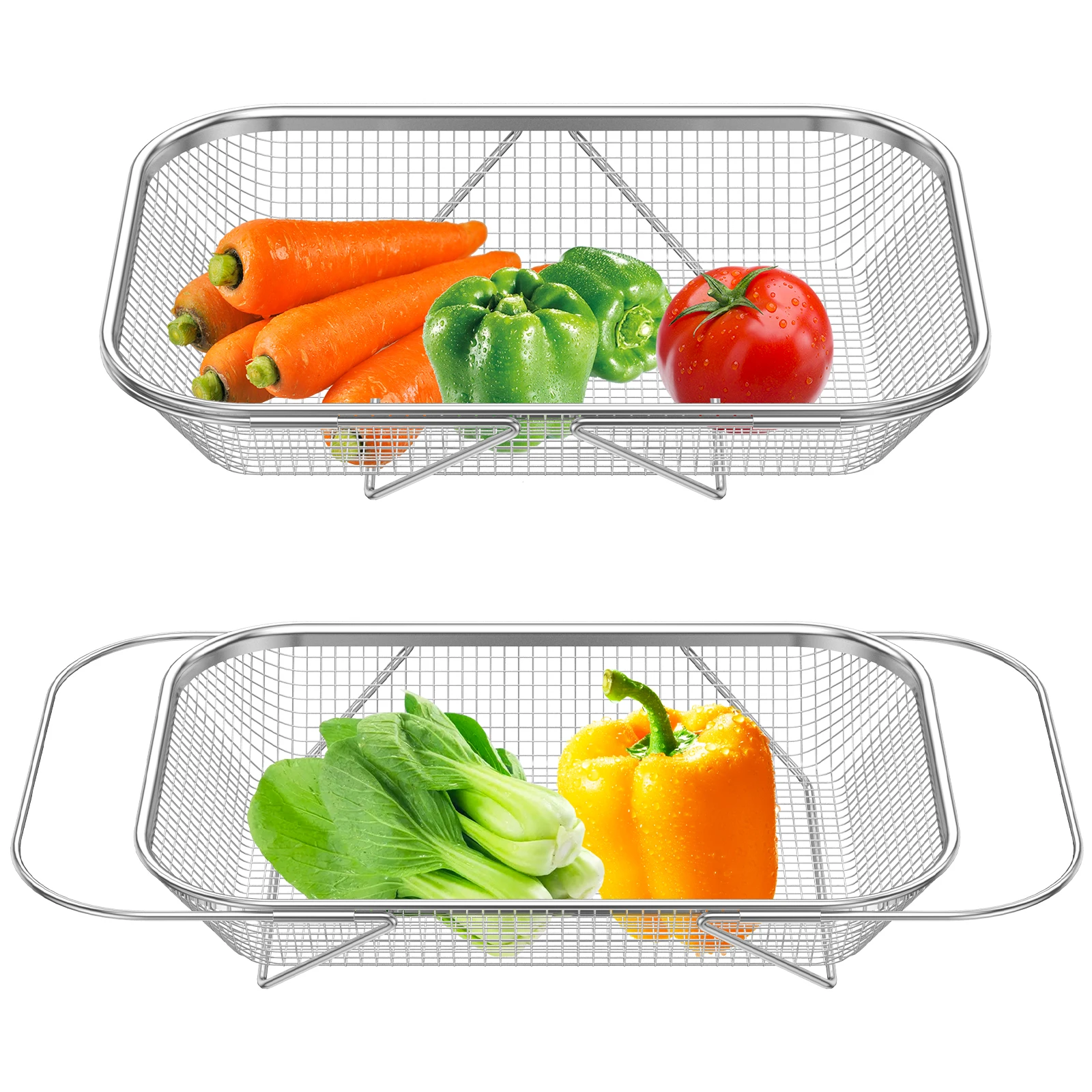 Дуршлаг для раковины из нержавеющей стали 2 шт.