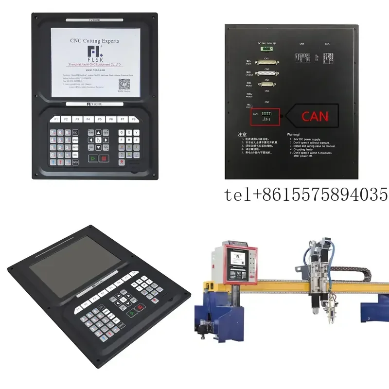 Фото Горячая новинка: Комплект системы ЧПУ Fangling F2000 Series F2300B 256M 16 I/O 2 оси для плазменной резки металла №1