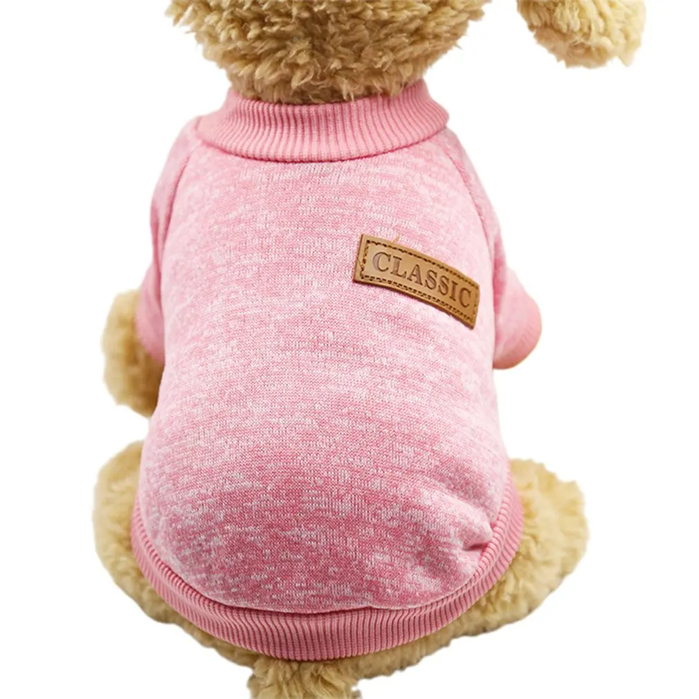 

Pet Dog Cat Warm Dog Sweater Fashion Casual Pet Coat For Puppies Pet Dog Clothes Outfit Warm Pet Supplies