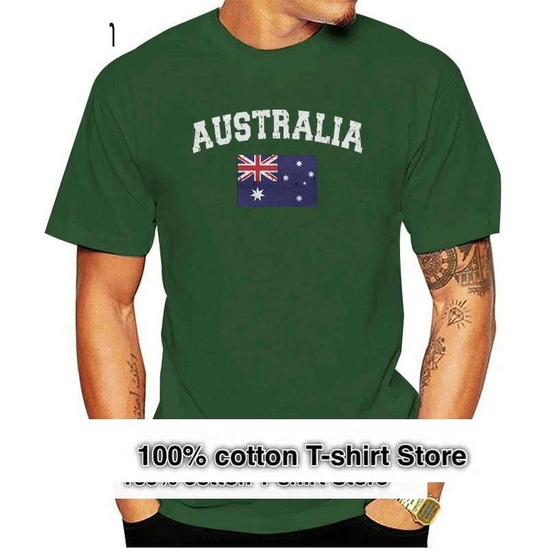 

Distressed Australia Soccer Flag - Nationality Australian Juniors T-shirt
