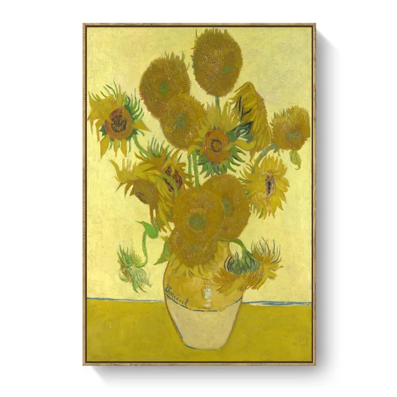 

132479aDigital oil painting living room background wall oil painting decorative painting hand-painted plant oil painting