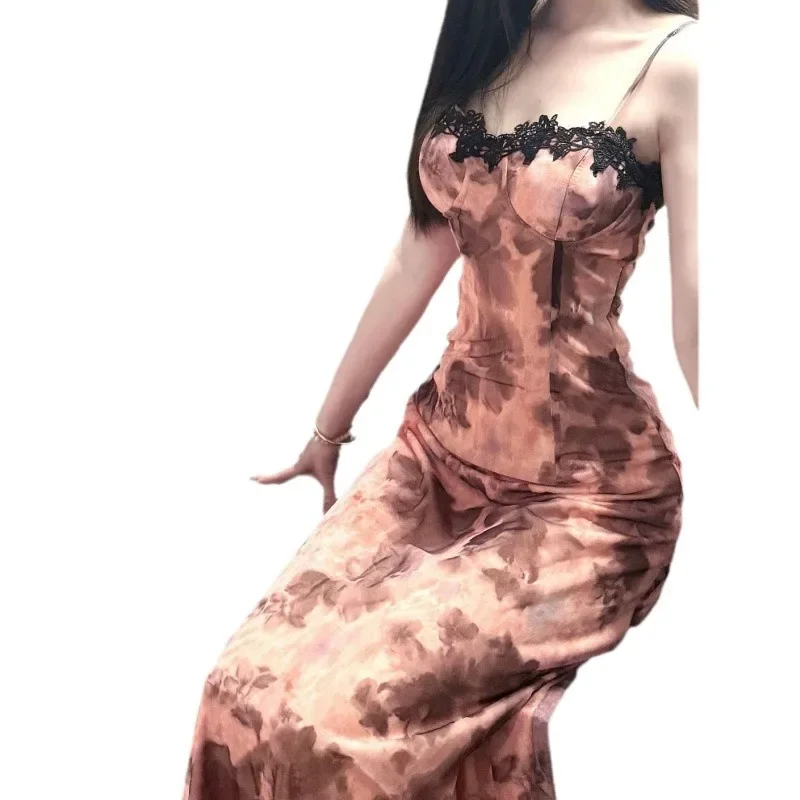 Женское кружевное платье-футляр Pure Desire летнее тонкое платье-кардиган с