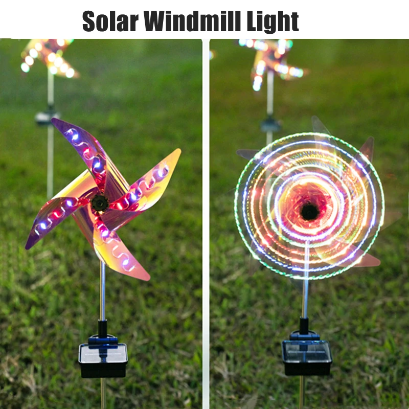 

Solar Outdoor Windmill Light 32LED Spot Light Garden Path Landscape Lights Outdoor Decorative Windmill Waterproof Night Light
