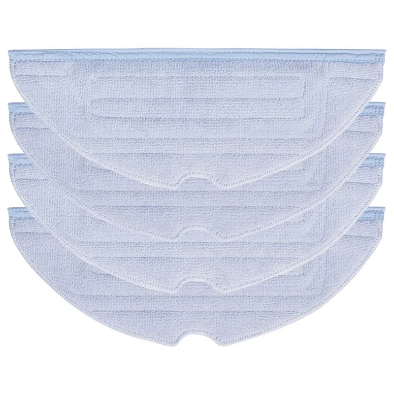 

4 Pack Vibrarise Mop Cloth Replacement Mop Pad For Roborock T7S T7S Plus S7 Vacuum Cleaner, Washable And Reusable