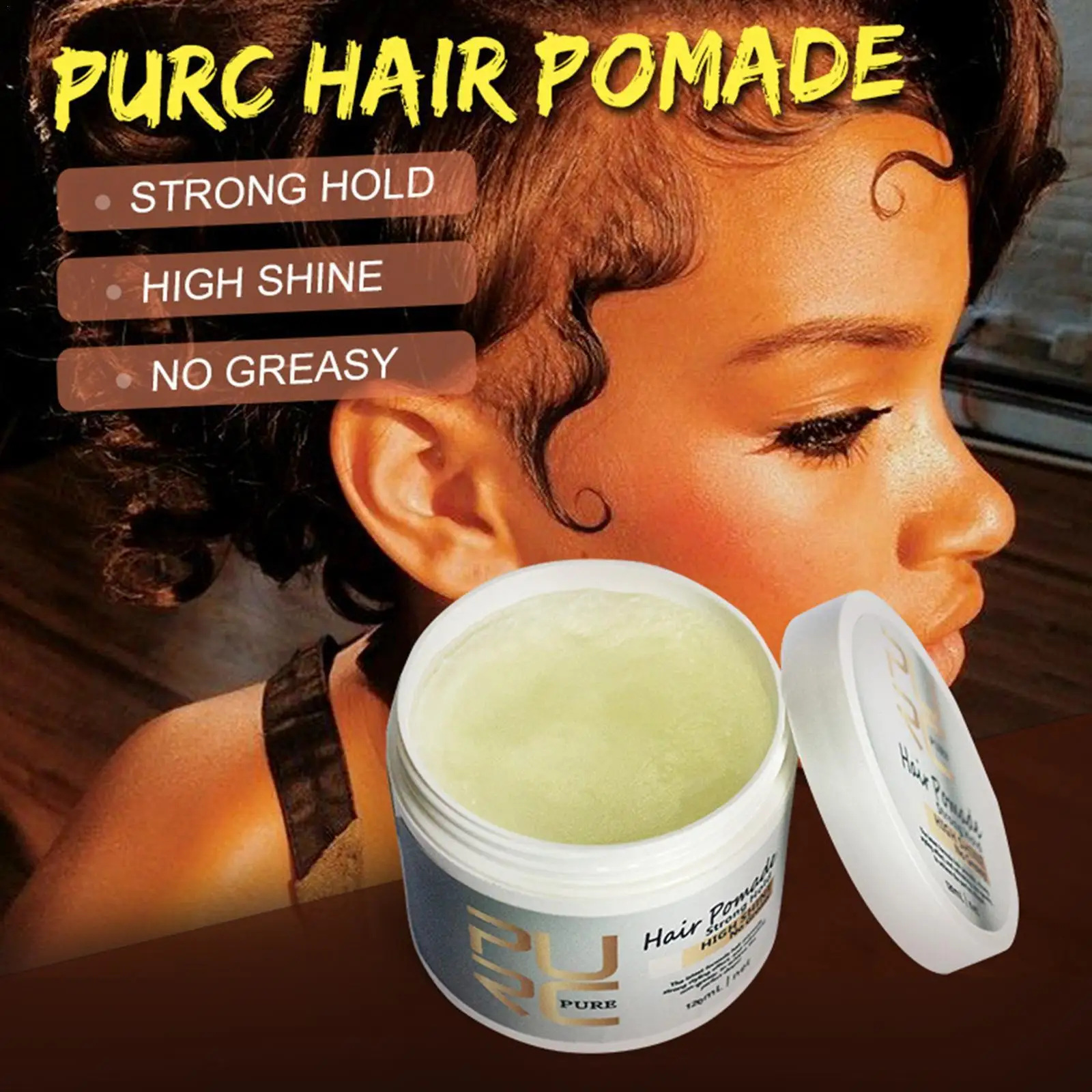 

Purc Retro Style Hair Care Oil Fluffy Female Styling Dreadlocks Hair Wax Gels Pomade Hair Hair Natural Baby Nonirritating H U1p1