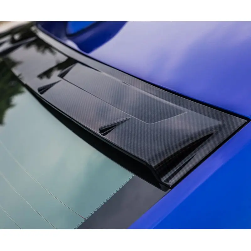 

for Honda Accord roof spoiler high quality ABS material water transfer pseudo carbon fiber black roof spoiler 2018