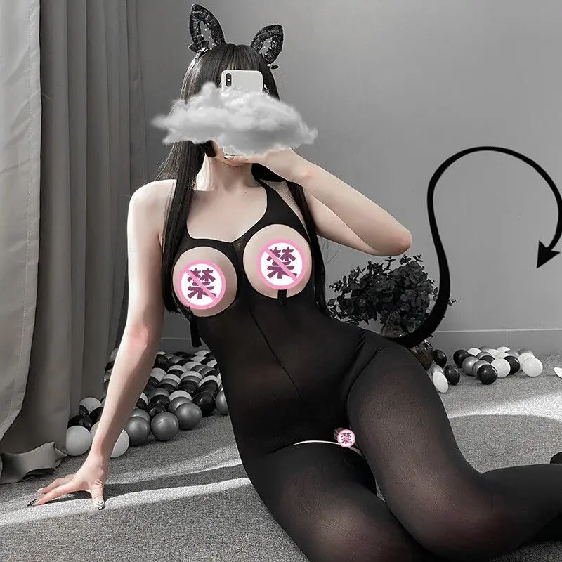 

Женский эротический соблазнительный боди с вырезами, сексуальное нижнее белье, нижнее белье, сетчатые носки, полупрозрачная открытая пилка...