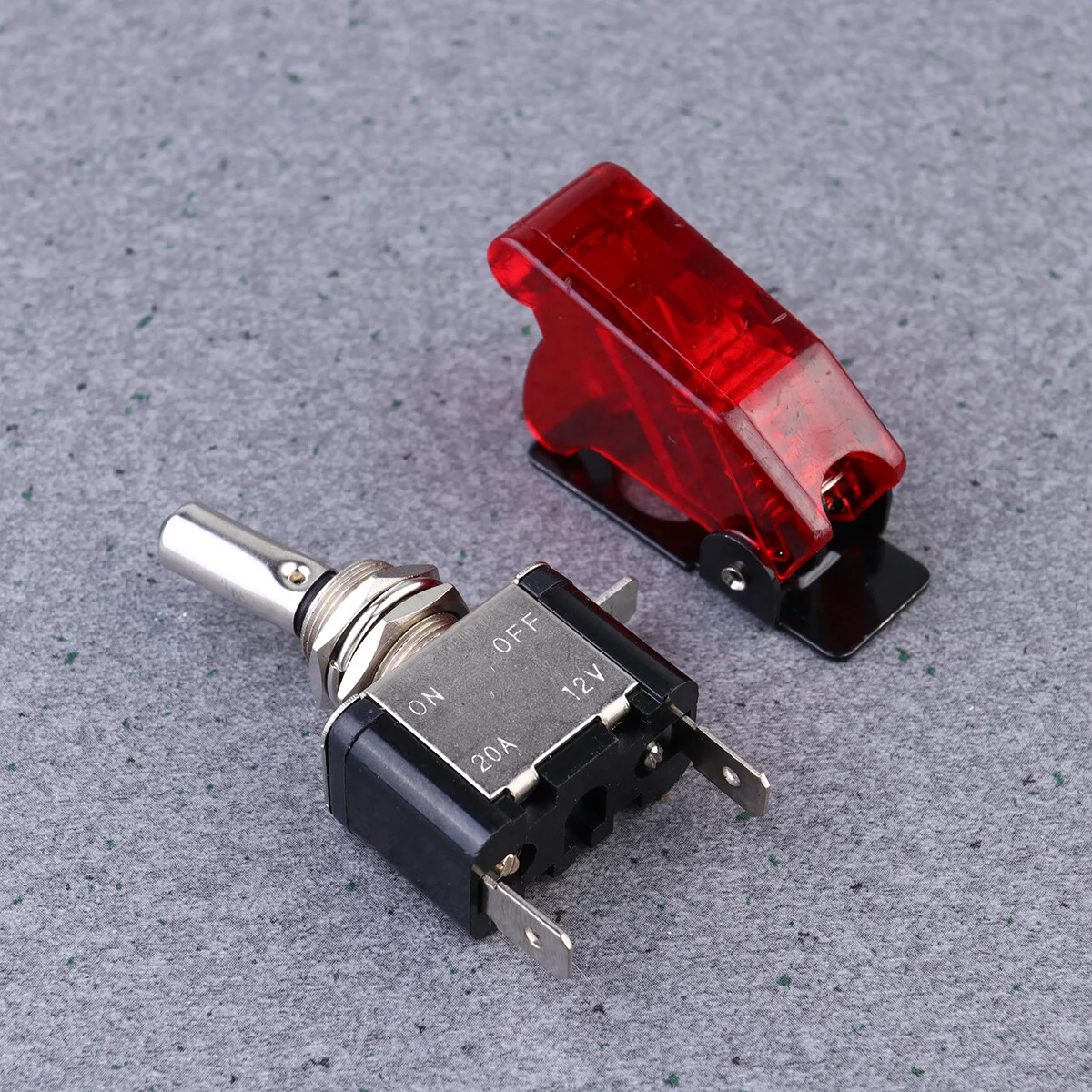 

2 Pcs Power Supply On-off Button 12V ASW-07D Toggle Switch Light LED Boat